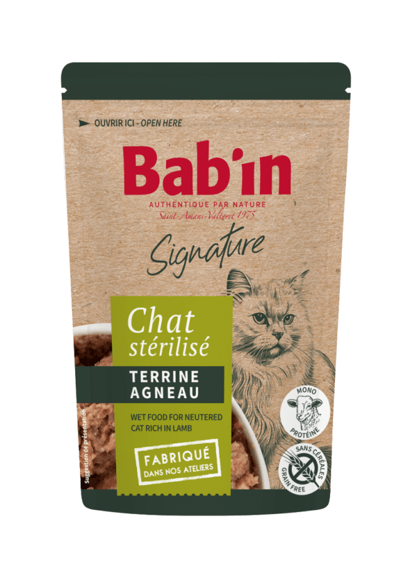 Bab’in Terrine Chat Adulte Agneau