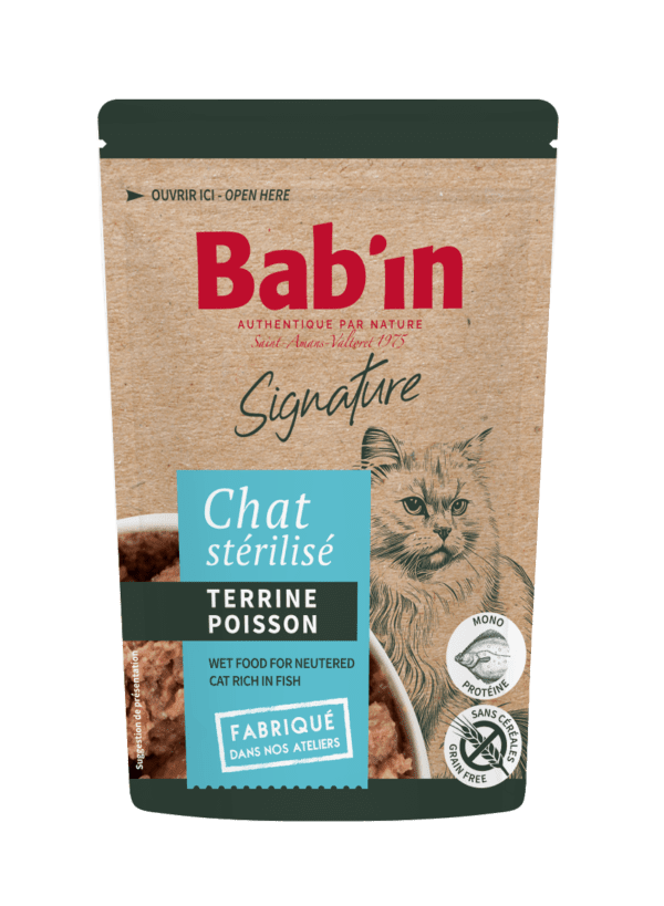 Bab’in Terrine Chat Adulte Poisson